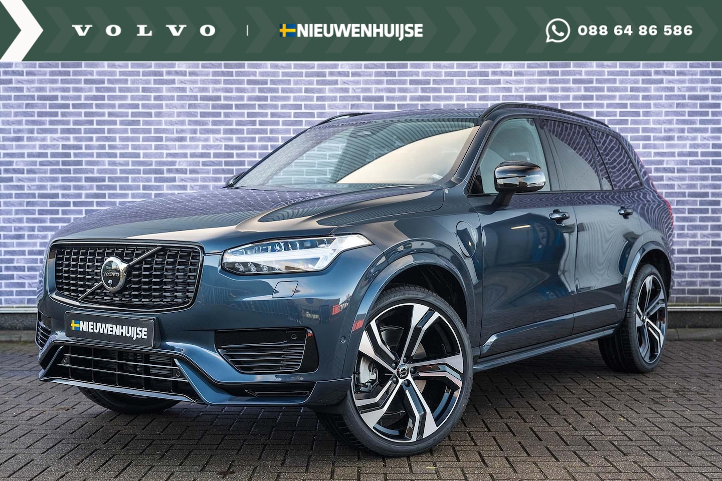 Volvo XC90 - T8 Recharge AWD Ultra Dark Long range | Luchtvering | 22" LM velgen | Massage/ventilatie v - AutoWereld.nl