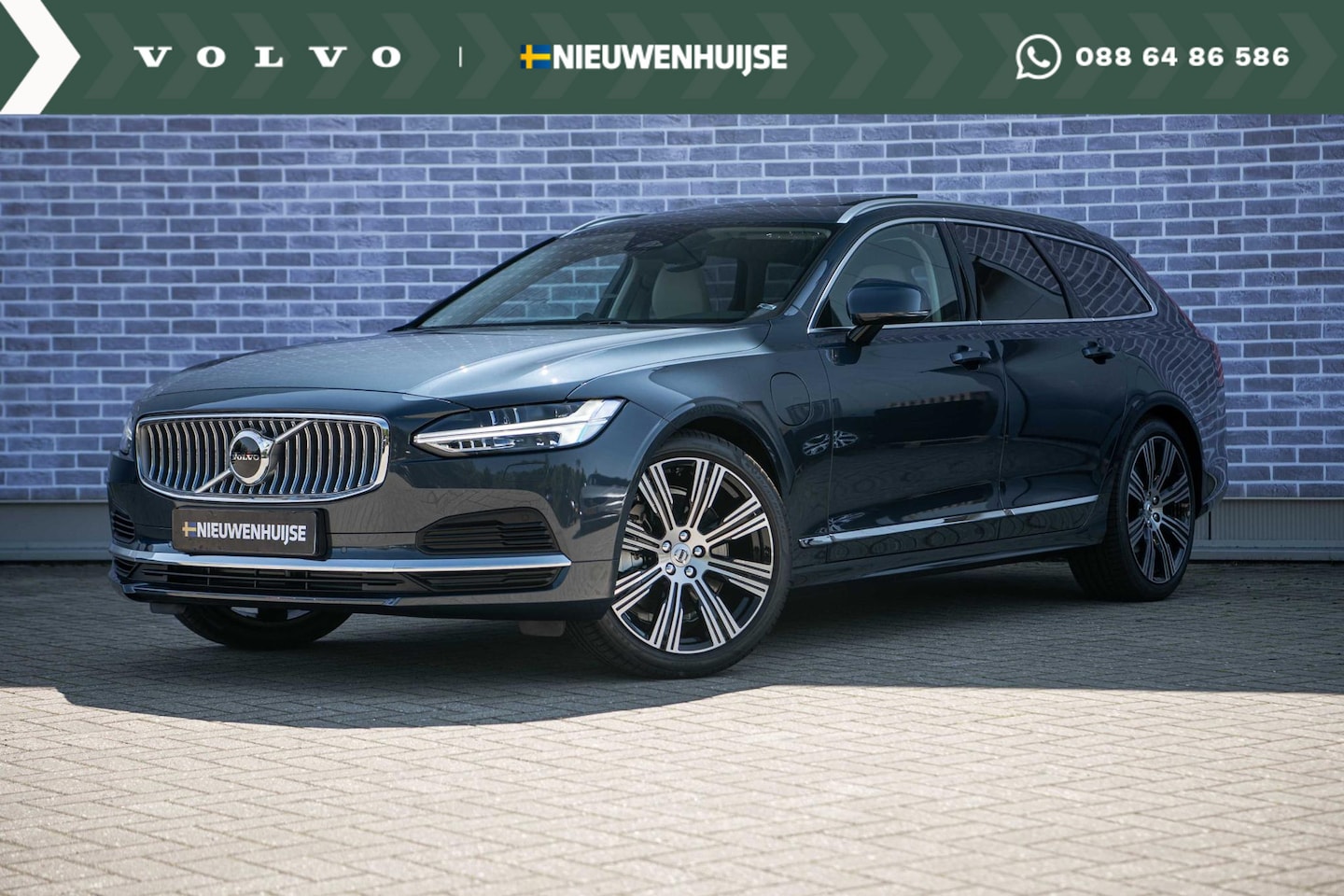 Volvo V90 - 2.0 T8 Plug-in hybrid AWD Ultra Bright - AutoWereld.nl