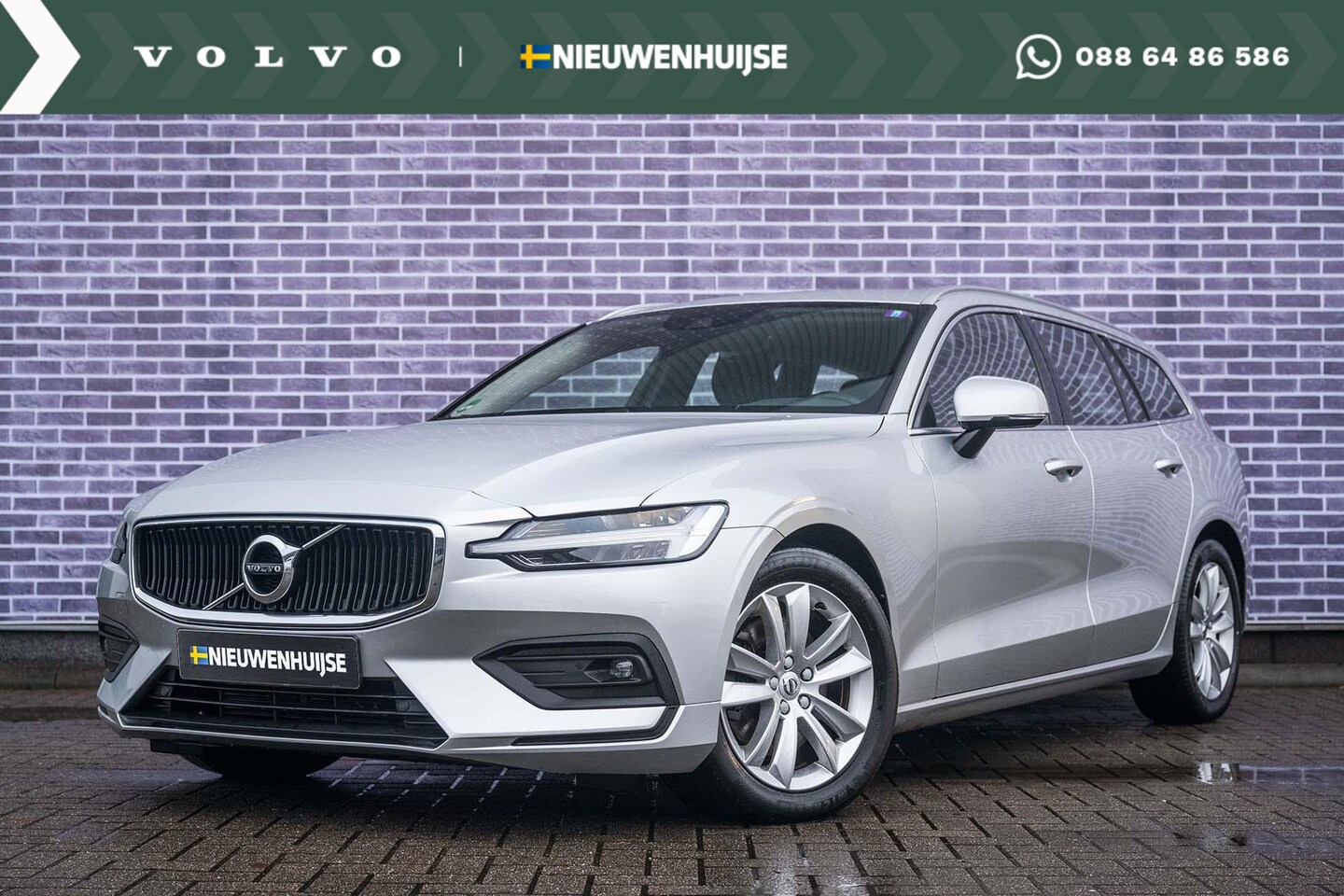 Volvo V60 - B3 Business Pro | Adaptive Cruise control | Trekhaak | Keyless entry | Parkeersensoren voo - AutoWereld.nl