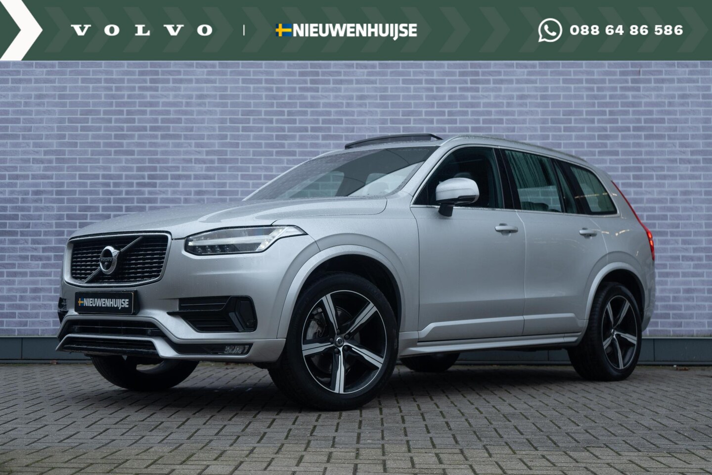 Volvo XC90 - T5 AWD R-Design | 7-Zits | Navi | Schuif-/Kanteldak | Head-Up Display | 360 Camera | Stoel - AutoWereld.nl