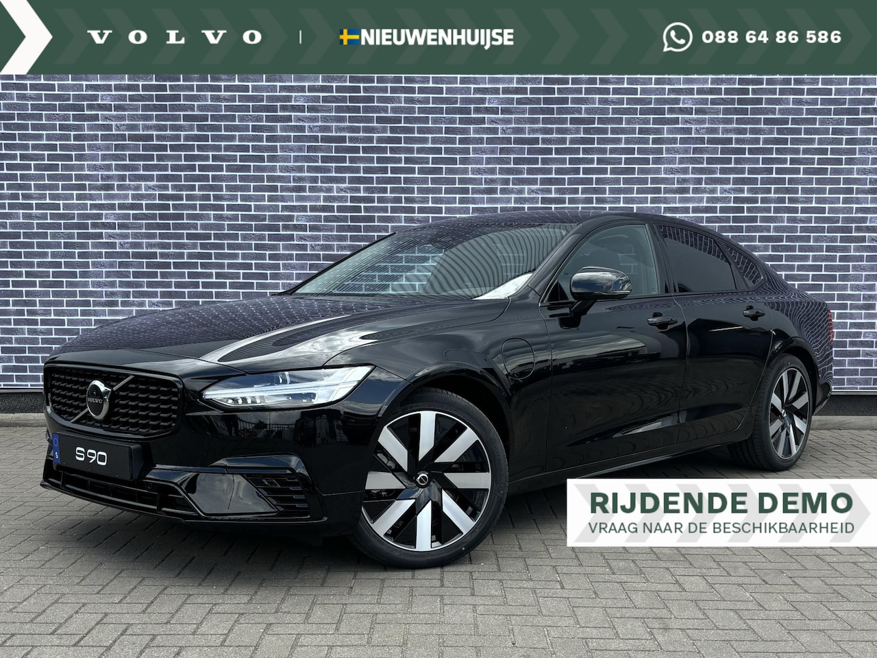 Volvo S90 - T8 Plug-in hybrid AWD Plus Dark Long Range | Harman Kardon audio | Stoelventilatie | Googl - AutoWereld.nl