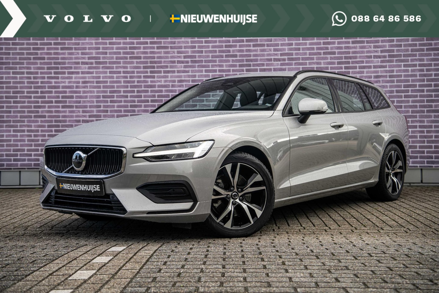 Volvo V60 - 2.0 B3 Aut. Essential | Adaptive Cruise Control | BLIS | Stoel- en stuurverwarming | 18 in - AutoWereld.nl