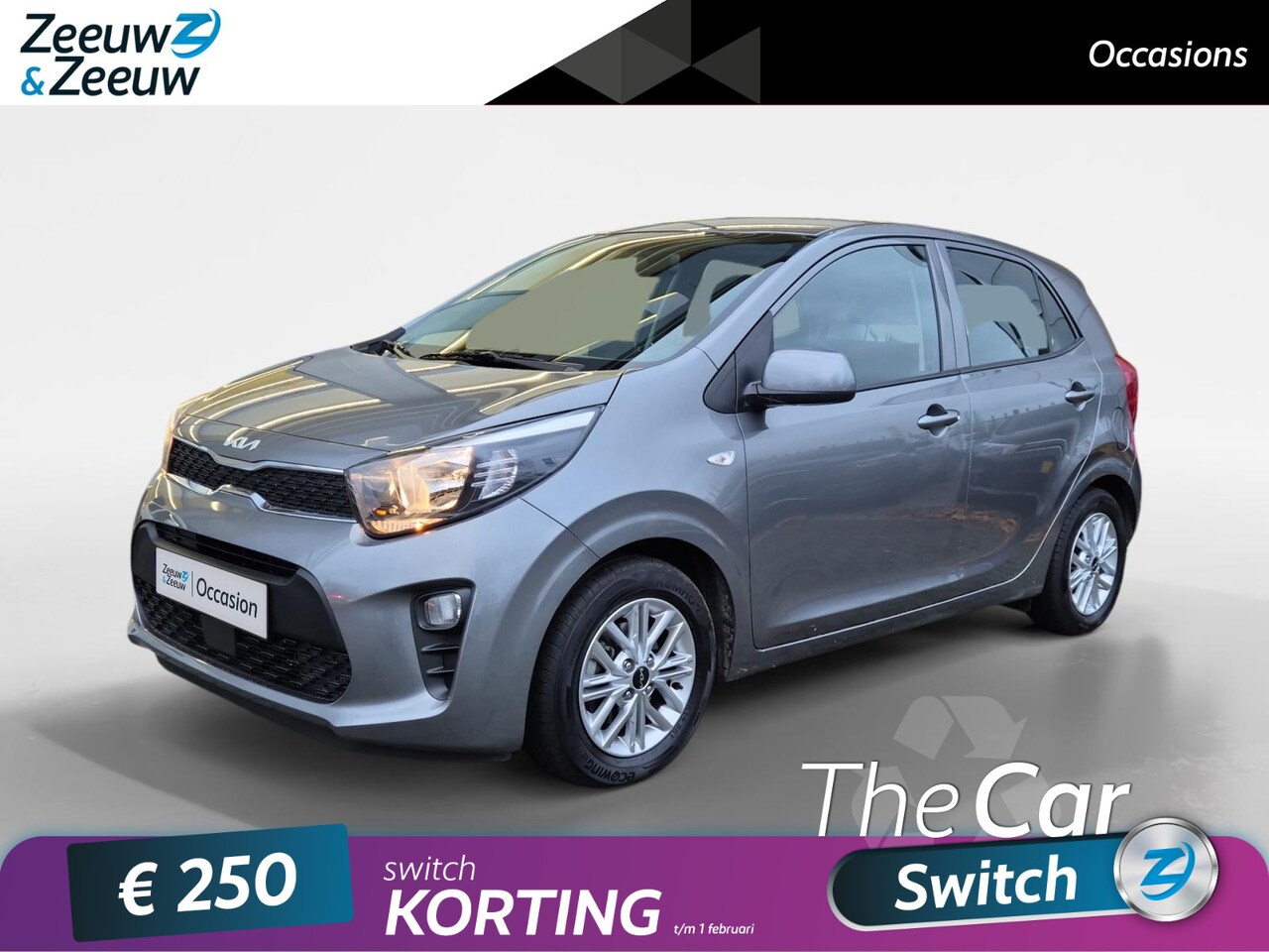 Kia Picanto - 1.0 DPi DynamicLine | Airco | Navi | Camera | Android auto / Apple Carplay | LM Velgen | - AutoWereld.nl