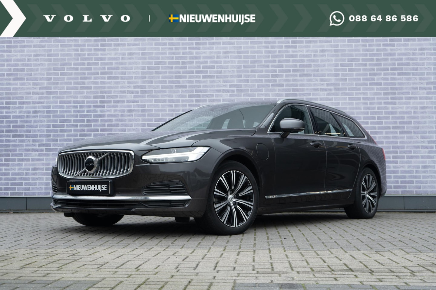 Volvo V90 - T6 Twin Engine AWD Inscription | Navi | Elek. Stoelen | Memory | Stoel-/Stuurverwarming | - AutoWereld.nl