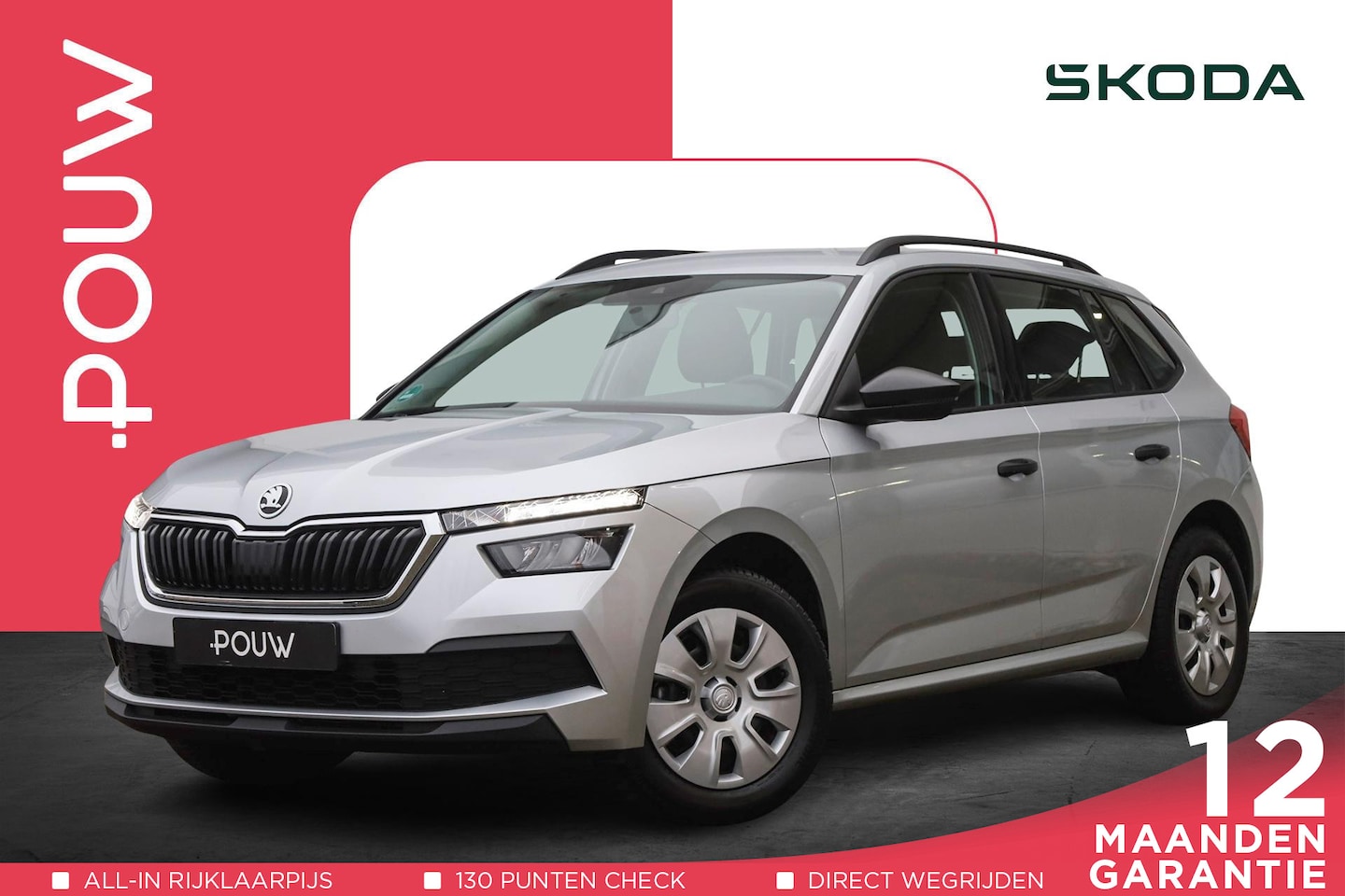 Skoda Kamiq - 1.0 TSI 95pk Active | Trekhaak Afneembaar | Airco | Parkeersensoren - AutoWereld.nl