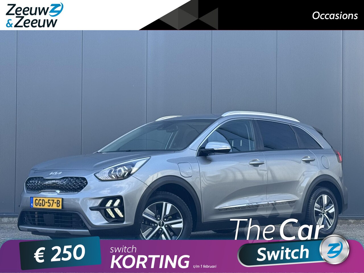 Kia Niro - 1.6 GDi PHEV DynamicLine | Clima | Camera | Stoelverwarming | Stuurwielverwarming | Apple - AutoWereld.nl