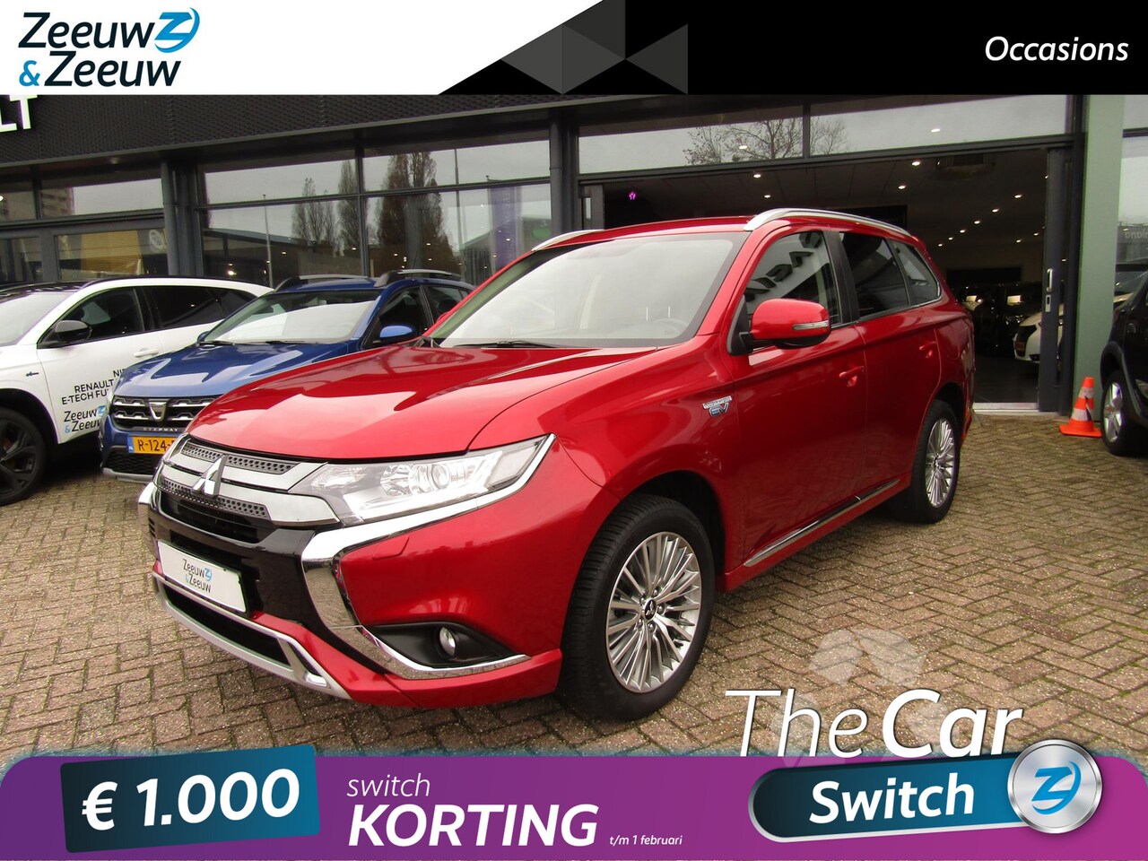 Mitsubishi Outlander - 2.4 PHEV Intense+ | LMV | 1500 kg Trekgewicht | Camera | Clima | - AutoWereld.nl