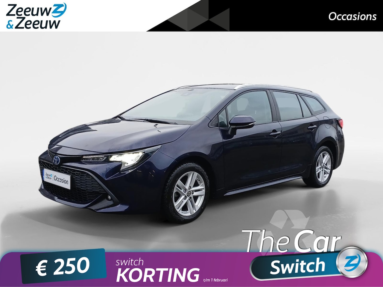 Toyota Corolla Touring Sports - Hybrid 140 Business Navi Climate Cruise Camera LM Velgen - AutoWereld.nl