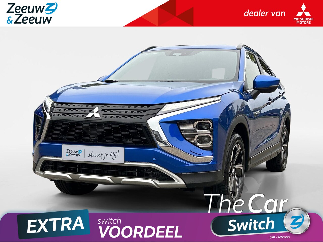 Mitsubishi Eclipse Cross - 2.4 PHEV Intense+ | 8000 EURO KORTING | 8 Jaar Garantie | Navi | Camera | Stoelverwarming - AutoWereld.nl