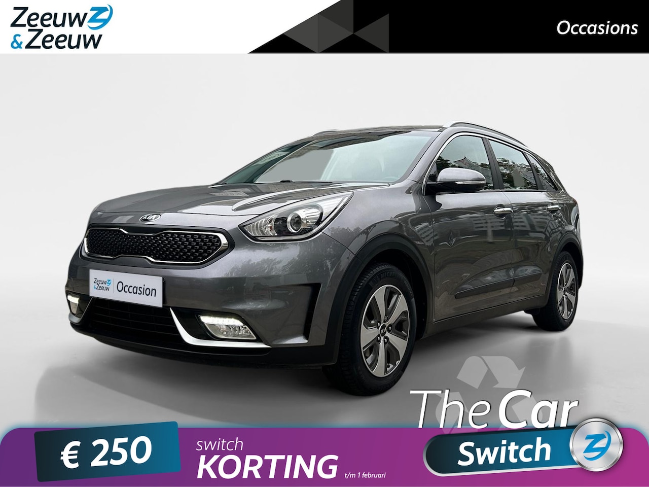 Kia Niro - 1.6 GDi Hybrid DynamicLine | CAMERA | TREKHAAK | NAVIGATIE | LANE ASSIST | NL-AUTO | DEALE - AutoWereld.nl