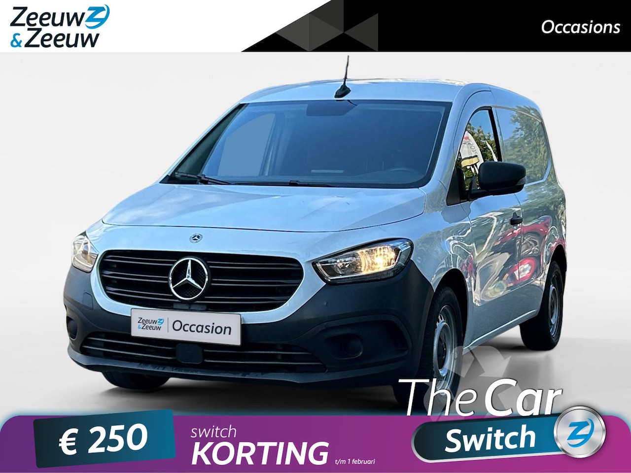 Mercedes-Benz Citan - 112 CDI L1 Pro AUTOMAAT 3-Zits Cruise Airco Camera Trekhaak - AutoWereld.nl