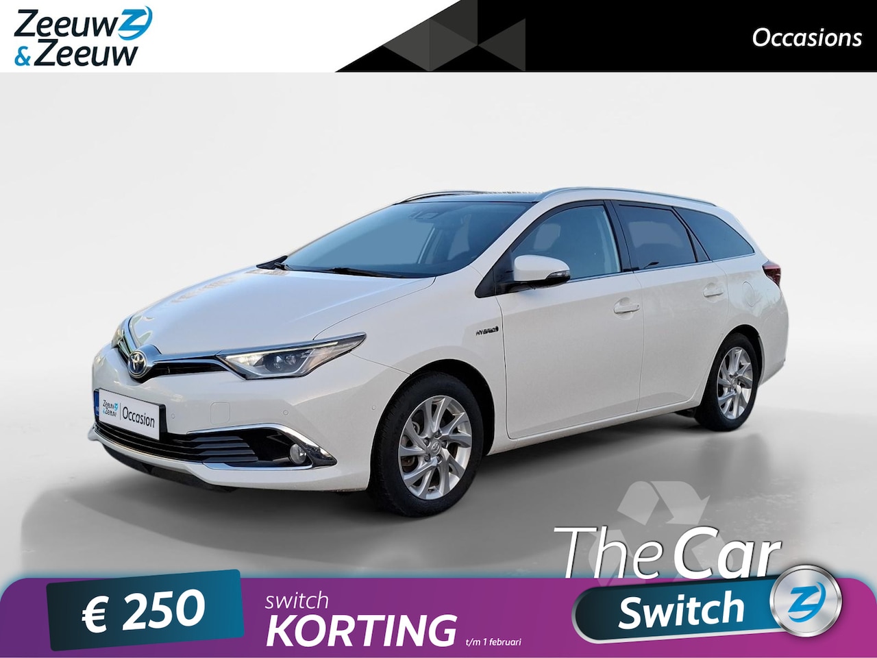 Toyota Auris Touring Sports - 1.8 Hybrid Executive | TREKHAAK + FIETSENDRAGER | PANORAMA | NL-AUTO | - AutoWereld.nl