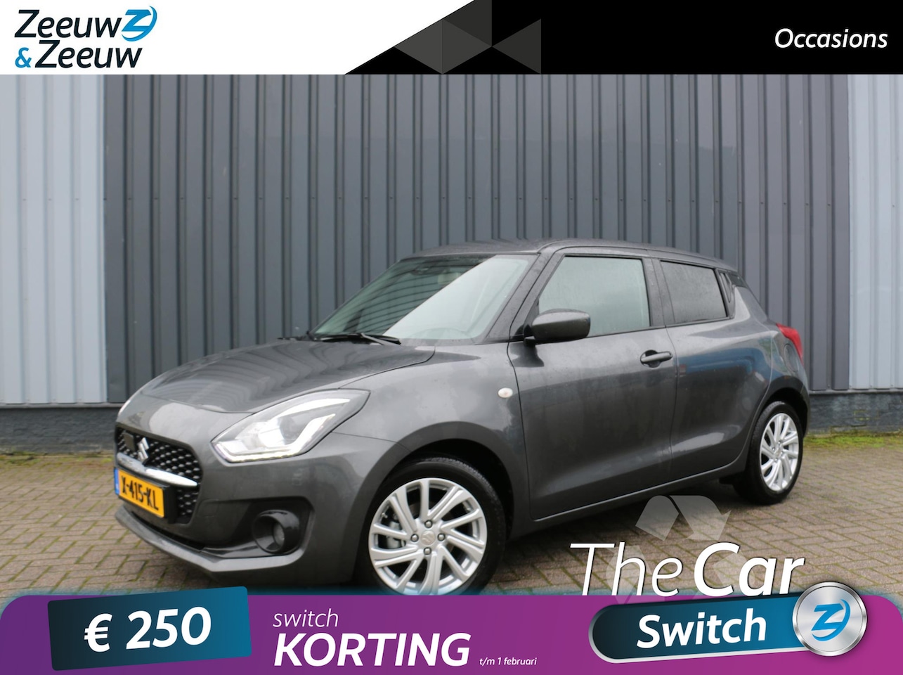 Suzuki Swift - 1.2 Select Smart Hybrid Airco Camera DAB Cruise Donker glas LM Velgen - AutoWereld.nl