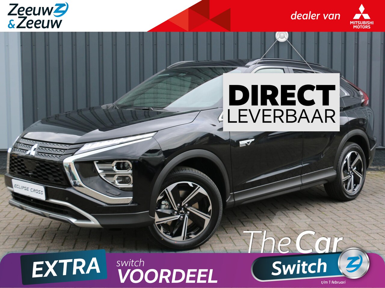 Mitsubishi Eclipse Cross - 2.4 PHEV Intense+ 8.000 EURO KORTING!!! DIRECT LEVERBAAR!! 8 JAAR GARANTIE!! ADAPTIEVE CRU - AutoWereld.nl