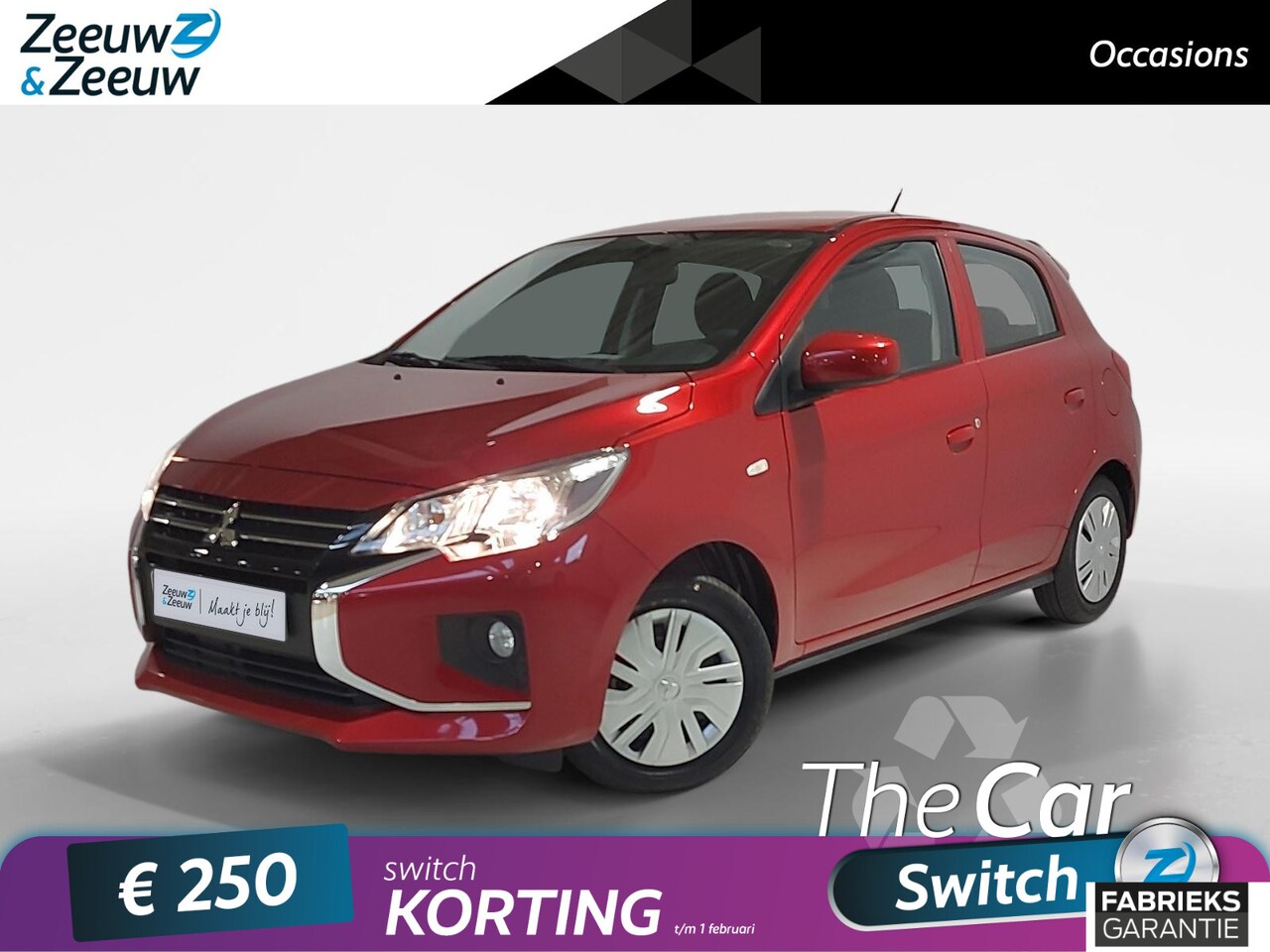 Mitsubishi Space Star - 1.2 Connect+ | €1.500, - Korting! | 7" Media display | Elektrische zijspiegels | Bluetooth - AutoWereld.nl