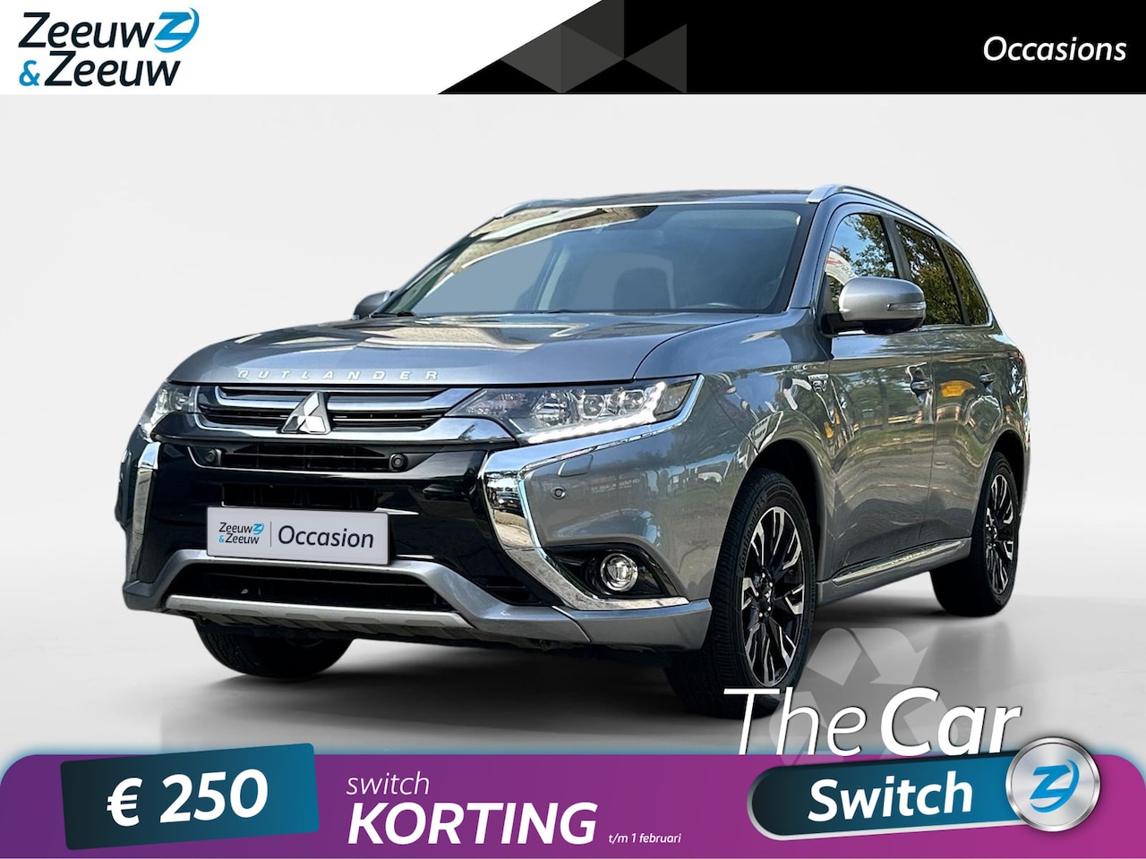 Mitsubishi Outlander - 2.0 PHEV Instyle+ | SCHUIFDAK | TREKHAAK | LEDER | CAMERA | - AutoWereld.nl