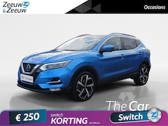 Nissan Qashqai - 1.3 DIG-T Tekna Trekhaak Panodak LED Adap cruise Clima 19 inch LM Velgen Stoelverwarming