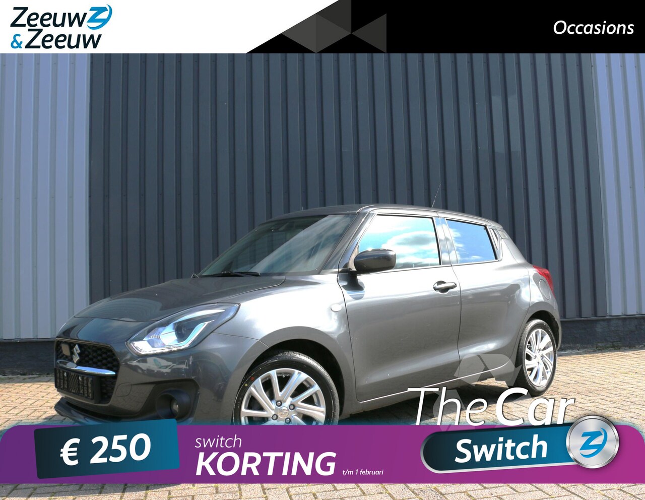 Suzuki Swift - 1.2 Select Smart Hybrid Airco Camera DAB Adap. Cruise Donker glas LM Velgen - AutoWereld.nl