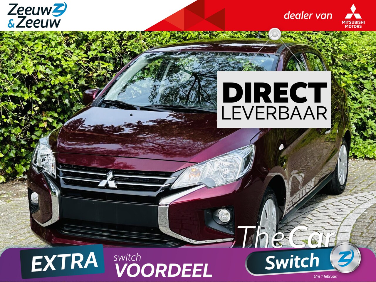 Mitsubishi Space Star - 1.2 Connect+ | € 1500 ,- VOORRAAD KORTING! | 7 inch multimediasysteem | Bluetooth | USB aa - AutoWereld.nl