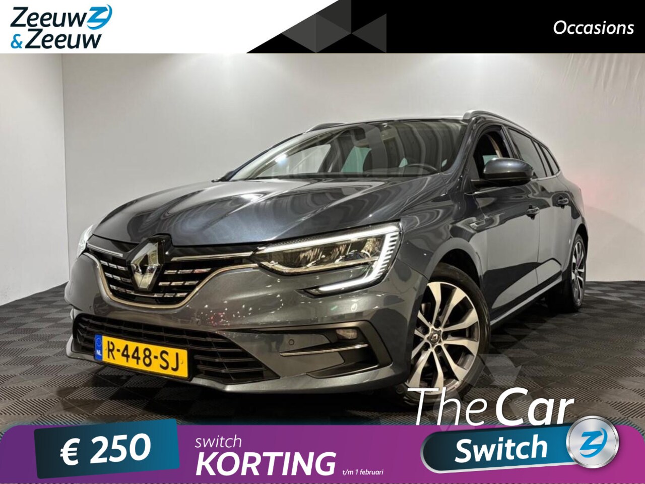 Renault Mégane Estate - 1.3 - 140PK TCe Techno | 1e eigenaar | Trekhaak (1700 KG) | Climate Control | 9,3" Navi | - AutoWereld.nl