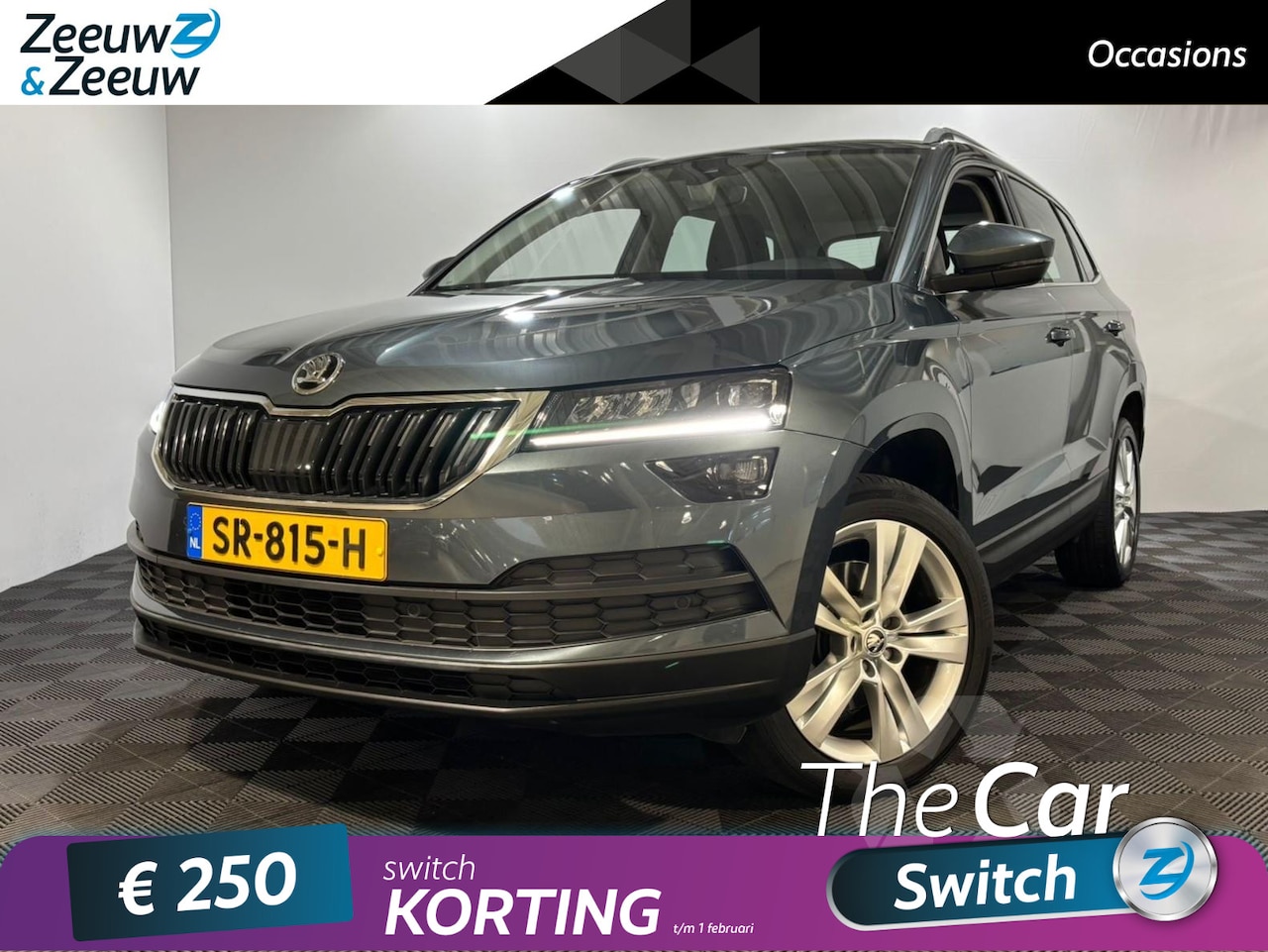 Skoda Karoq - 1.0 - 115PK TSI Style Business | 1e eigenaar | Elektrisch wegklapbare Trekhaak (1200 KG) | - AutoWereld.nl