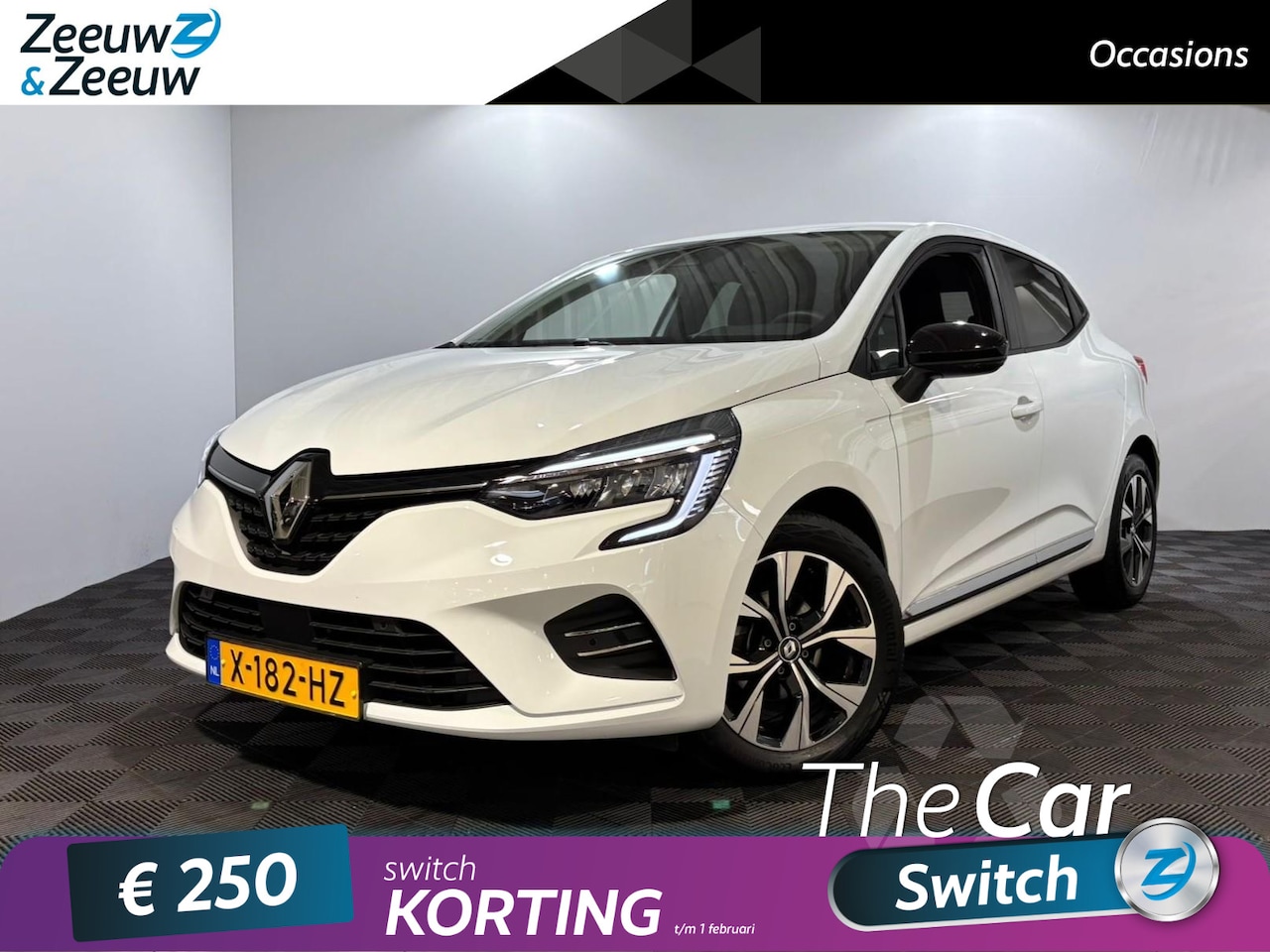 Renault Clio - 1.0 - 90PK TCe Evolution | Airco | Camera | Parkeersensoren | Apple CarPlay/Android Auto | - AutoWereld.nl