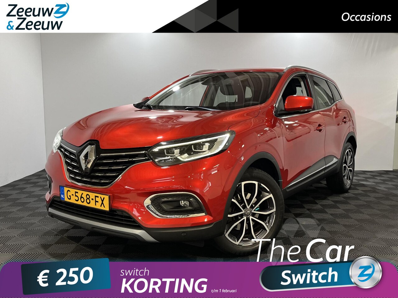 Renault Kadjar - 1.3 - 140PK TCe Intens | 1e eigenaar | Navi | Camera | Parkeersensoren | Climate Control | - AutoWereld.nl