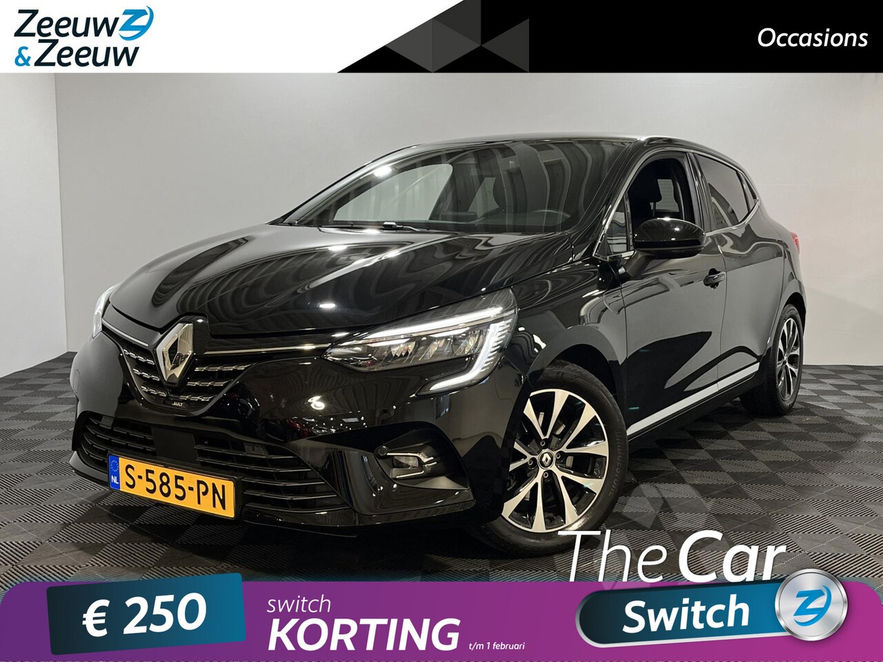 Renault Clio - 1.6 E-Tech Hybrid 145 Techno Automaat | Climate Control | Cruise Control | Camera | Cruise - AutoWereld.nl