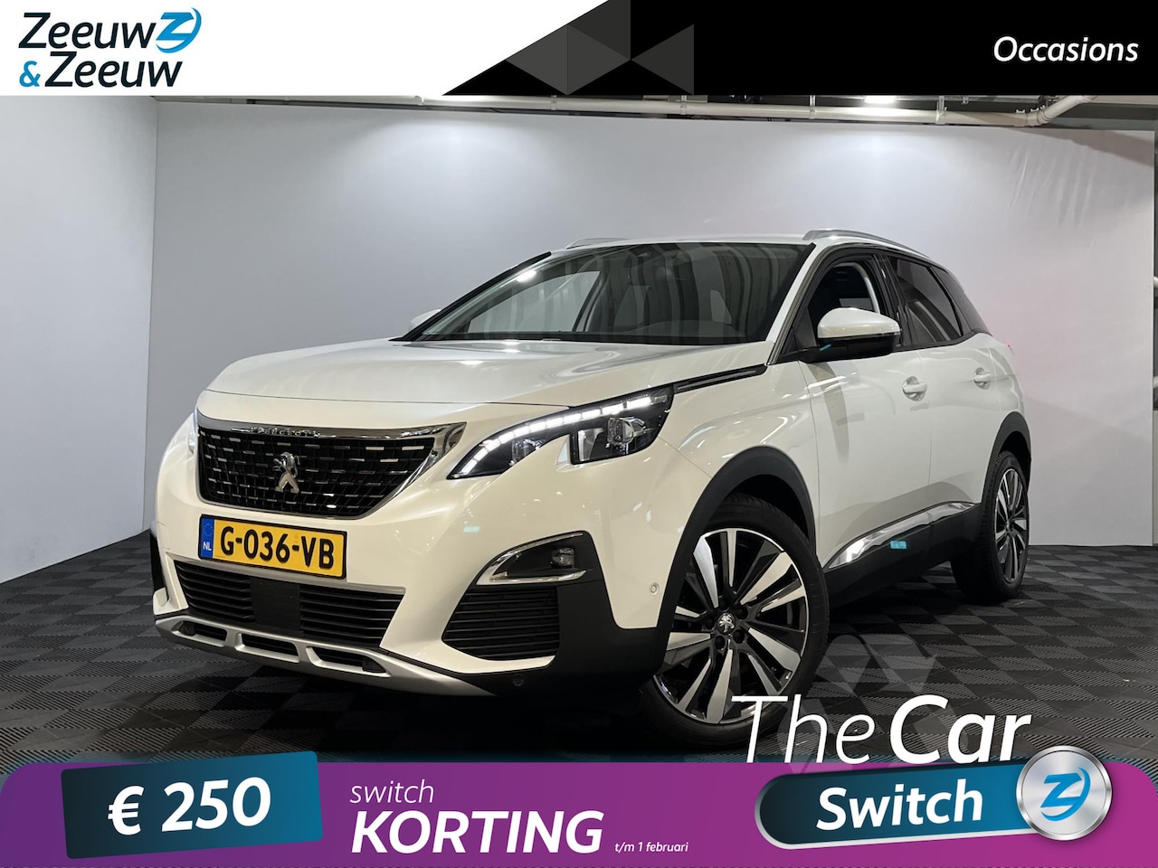 Peugeot 3008 - 1.2 - 130PK PureTech Allure Automaat | Navi | Climate Control | Cruise Control | Lichtmeta - AutoWereld.nl