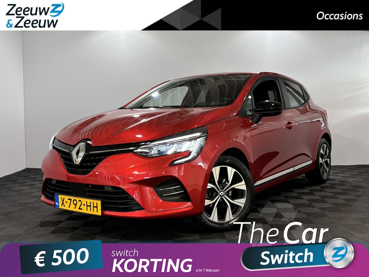 Renault Clio - 1.0 - 90PK TCe Evolution | Airco | Cruise Control | Full LED | Apple CarPlay/Android Auto - AutoWereld.nl