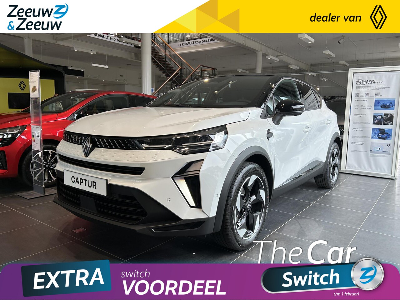 Renault Captur - 1.6 E-Tech Hybrid 145 techno | Nu leverbaar en profiteer van €2300,- extra Zeeuw & Zeeuw k - AutoWereld.nl