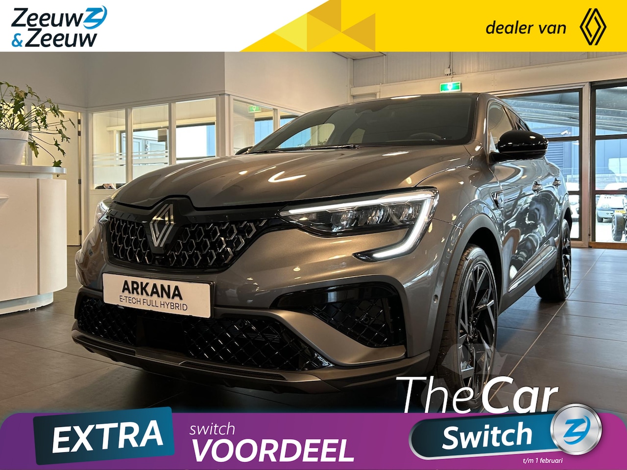 Renault Arkana - De nieuwe 1.6 E-Tech hybrid 145 esprit Alpine | Nu leverbaar met €2800,- Zeeuw & Zeeuw kor - AutoWereld.nl