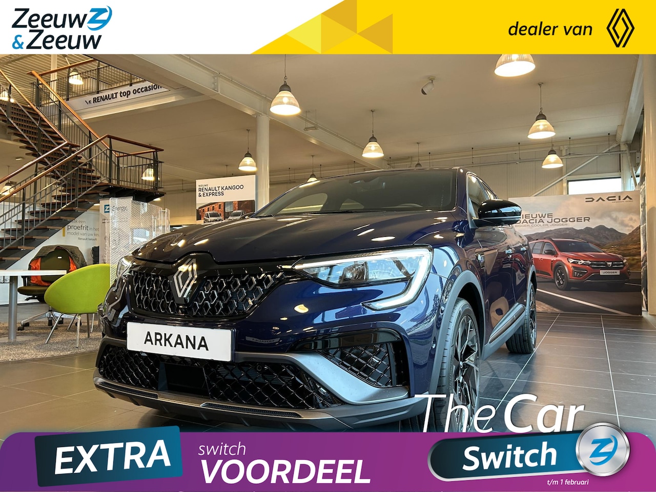 Renault Arkana - De nieuwe 1.6 E-Tech hybrid 145 esprit Alpine | Nu leverbaar met €2800,- Zeeuw & Zeeuw kor - AutoWereld.nl