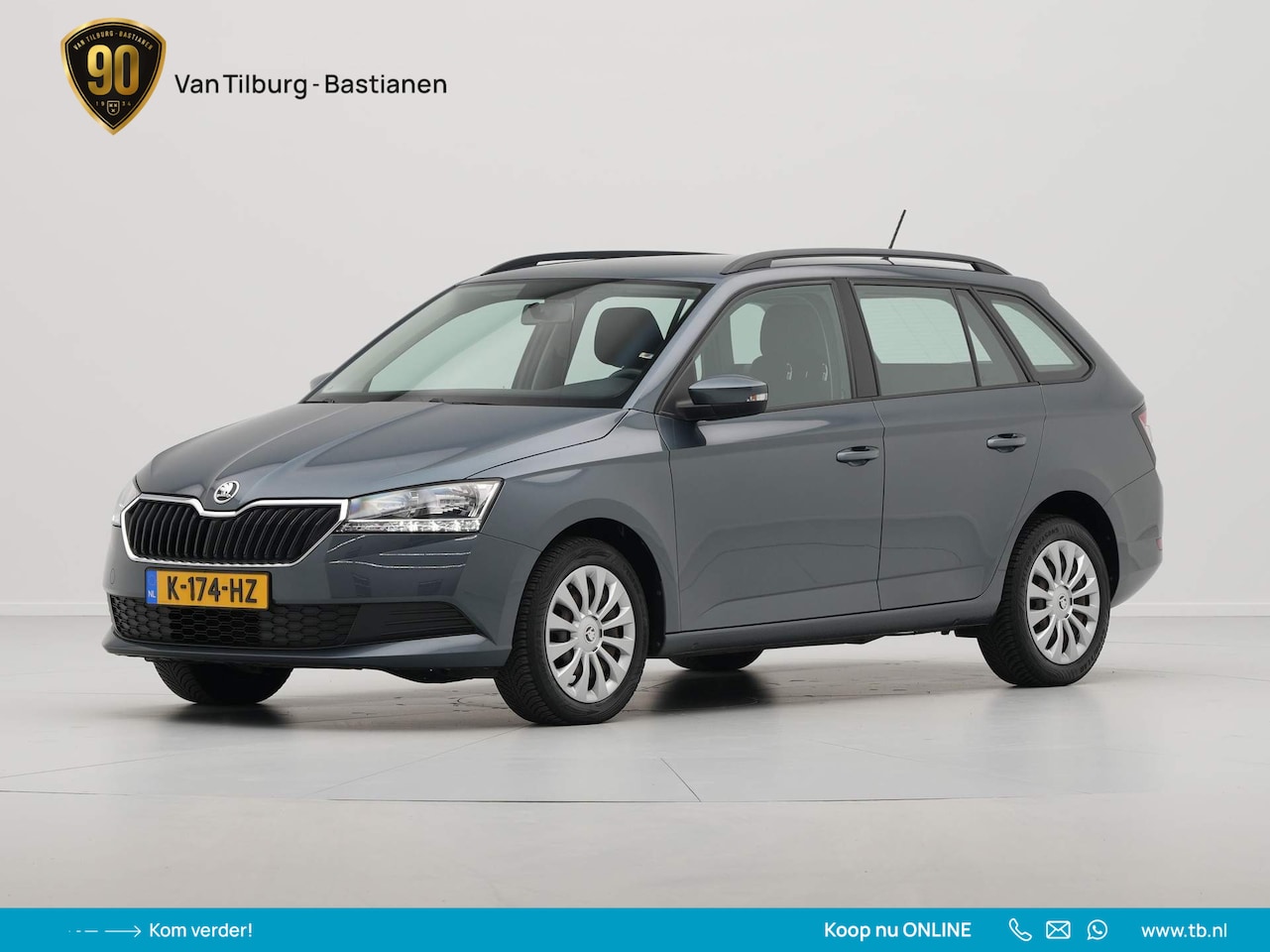 Skoda Fabia Combi - 1.0 TSI 95pk Active Airco Bluetooth Cruise Metallic - AutoWereld.nl