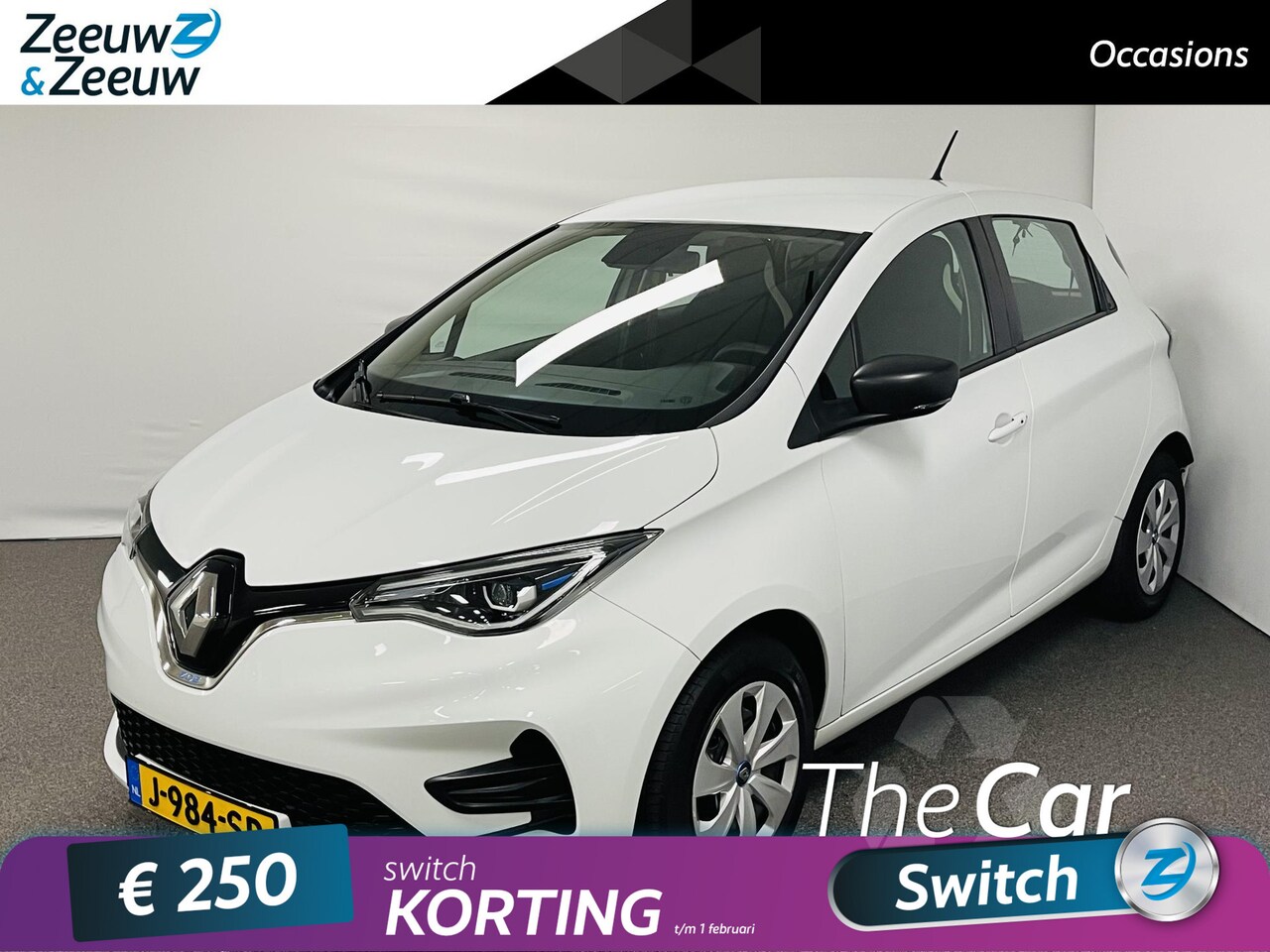 Renault Zoe - R110 Life 52 kWh KOOPACCU Airco cruise controle apple carplay android auto dealer onderhou - AutoWereld.nl