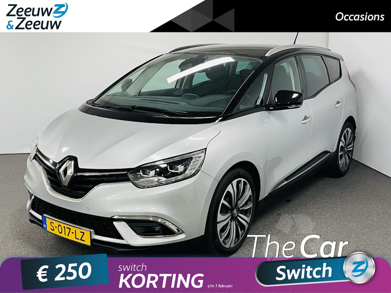 Renault Grand Scénic - 1.3 TCe Equilibre 7p. LUXE AUTO / AUTOMAAT / NAVI / PARKEERSENSOREN VOOR -EN ACHTERZIJDE - AutoWereld.nl