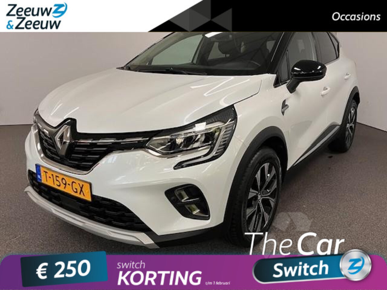 Renault Captur - 1.0 TCe 90 techno NETTE AUTO, LAGE KM STAND, LUXE UITVOERING - AutoWereld.nl