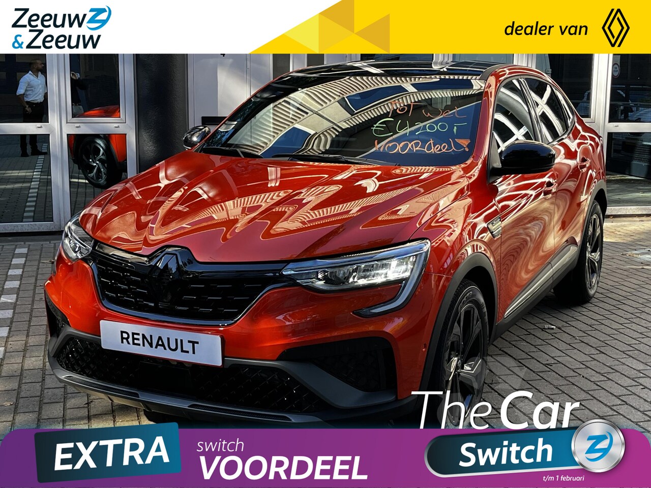 Renault Arkana - 1.6 E-Tech hybrid 145 E-Tech Esprit Alpine | Stoelverwarming | Bose geluidsysteem | Cruise - AutoWereld.nl