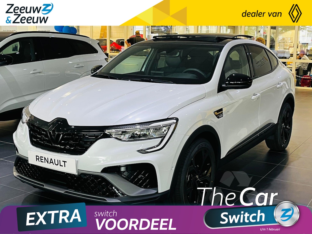 Renault Arkana - 1.6 E-Tech hybrid 145 E-Tech Esprit Alpine | UIT VOORRAAD LEVERBAAR MET TOT WEL €2500,- KO - AutoWereld.nl