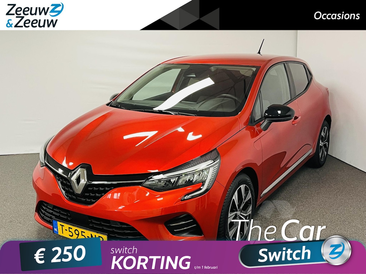 Renault Clio - 1.0 TCe 90 Techno Navi Airco parkeersensoren cruise controle apple carplay android auto de - AutoWereld.nl