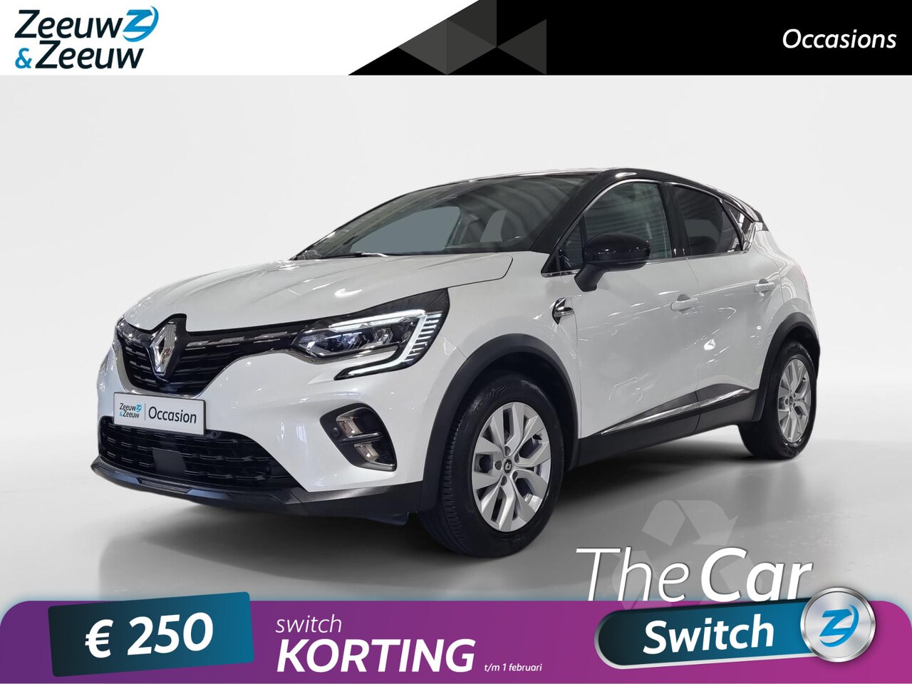 Renault Captur - 1.3 TCe 130 Intens * Automaat * Trekhaak * Achteruit camera * Navi * Cruise control * - AutoWereld.nl