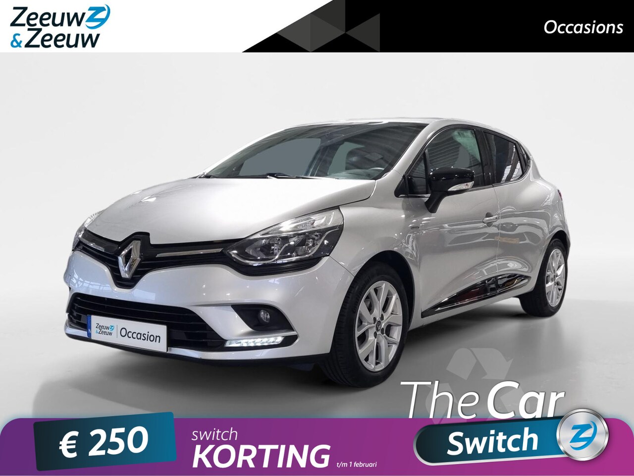 Renault Clio - 0.9 TCe Limited * Cruise control * Navi * LMV* - AutoWereld.nl