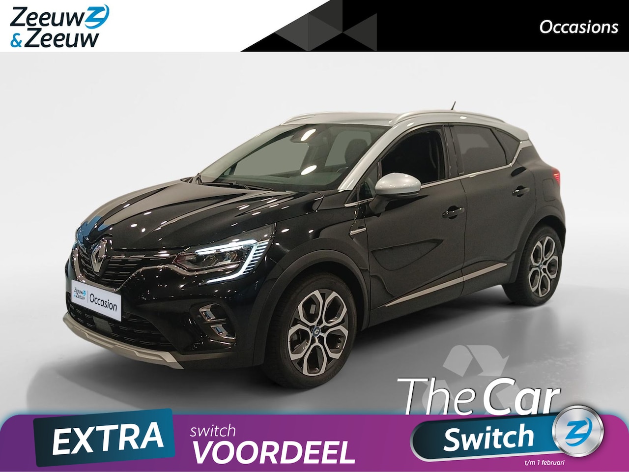 Renault Captur - 1.6 E-Tech Plug-in Hybrid 160 Intens *Automaat*Navi+Camera*Climate*Parkeersensoren*LM.Velg - AutoWereld.nl