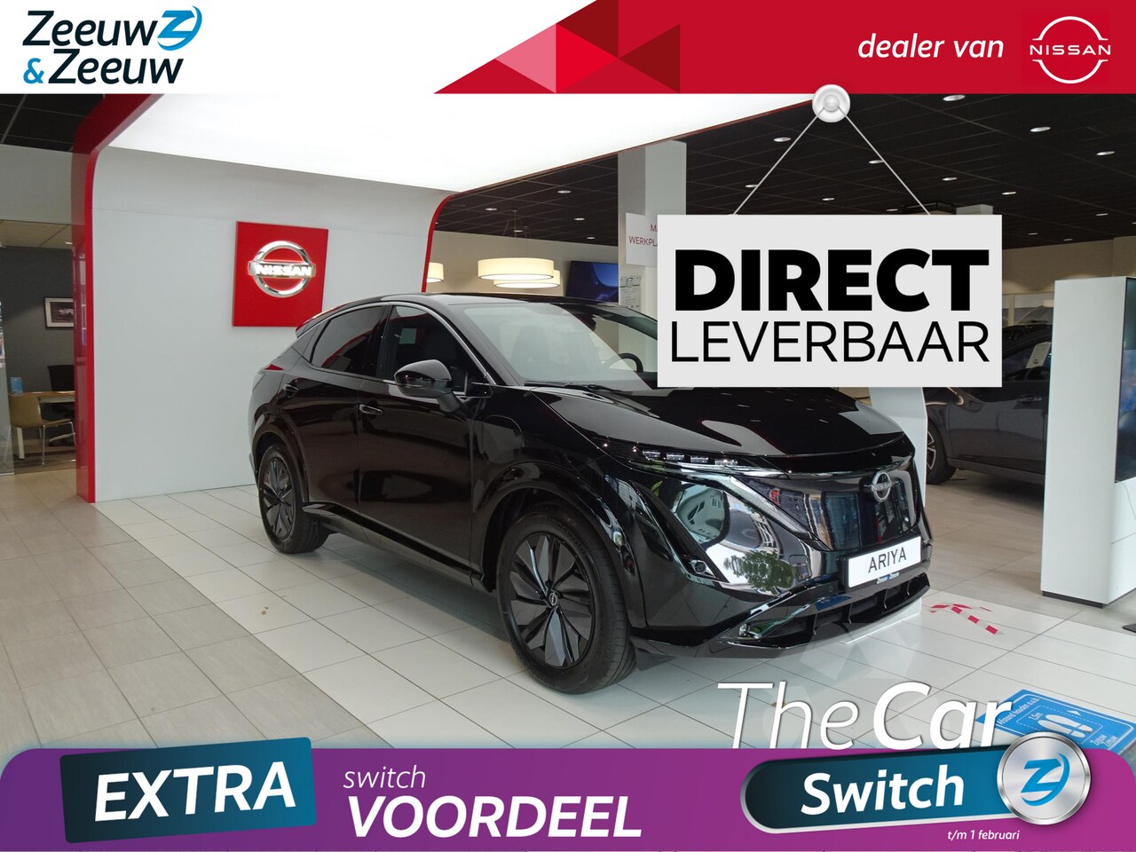 Nissan Ariya - Advantage Edition Plus 91 kWh | Leder/alcantara bekleding | Pro-Pilot | € 2.950,= VOORRAAD - AutoWereld.nl