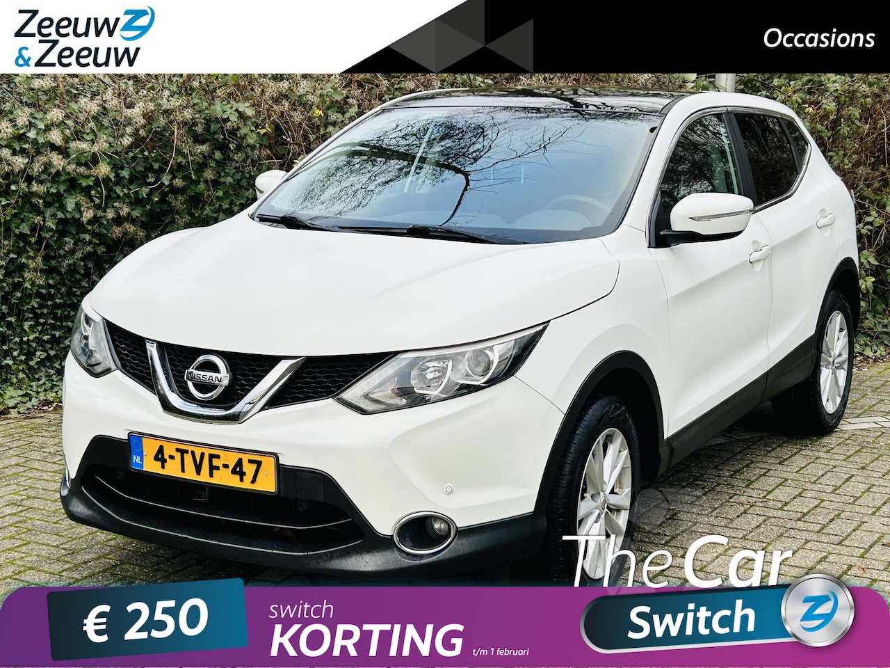 Nissan Qashqai - 1.2 Connect Edition Navi , camera , panoramadak , cruise , tel , lm velgen . - AutoWereld.nl