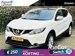 Nissan Qashqai - 1.2 Connect Edition Navi , camera , panoramadak , cruise , tel , lm velgen