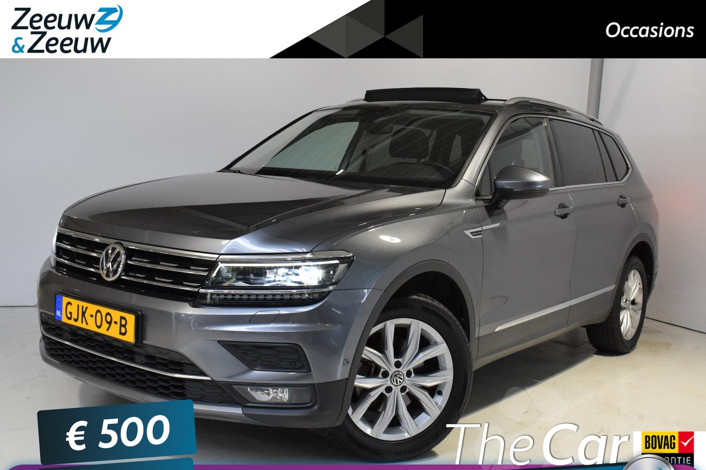 Volkswagen Tiguan Allspace - 1.5 TSI Highline 7p. | Schuif/kantel dak | Achteruitrijcamera | Parkeersensoren | Elektris - AutoWereld.nl