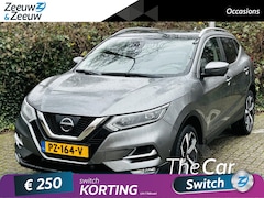 Nissan Qashqai - 1.2 Tekna + Navi , camera , panoramadak , stoelverwarming , cruise , tel , lm velgen 19 "