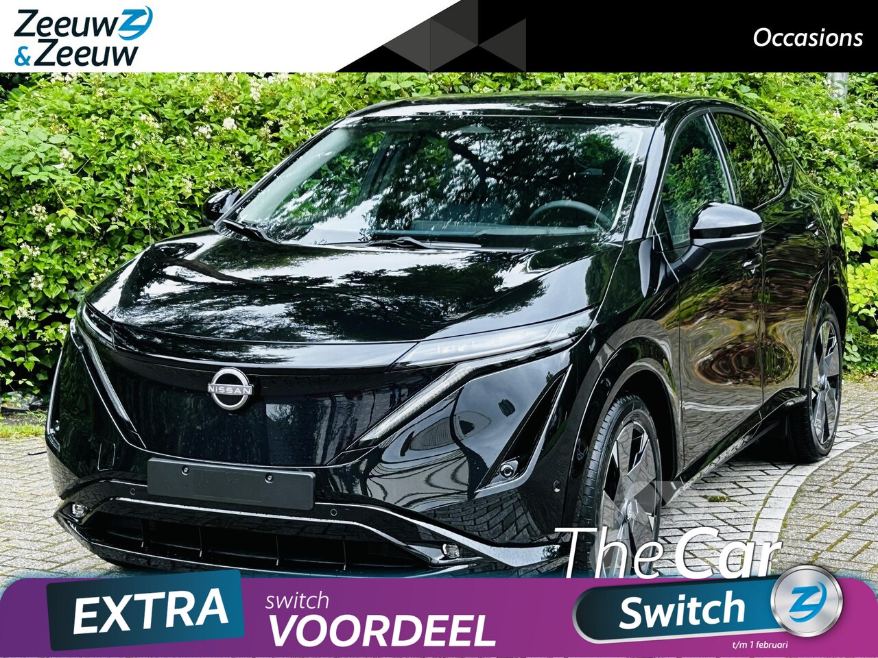 Nissan Ariya - e-4ORCE Evolve 87 kWh GEWOON DE MOOISTE UITVOERING NU MET 11.000,- VOORRAAD KORTING OP = O - AutoWereld.nl