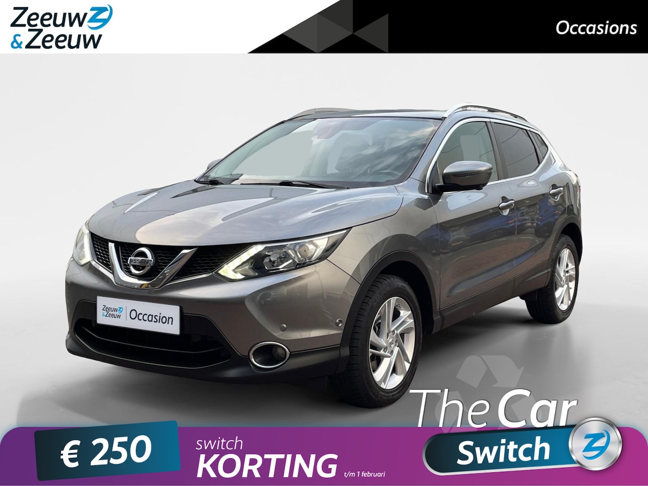 Nissan Qashqai - 1.2 Tekna | Camera | Cruise & Climate Control | Bluetooth | Elektrische Ramen | Parkeersen - AutoWereld.nl